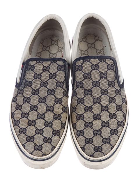 gucci mens shoes slip on|Gucci flat shoes for men.